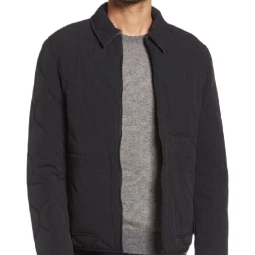 NWT Ted Baker London Mens Reversible Schuss Quilted Jacket Size 7 2XL $395 K362